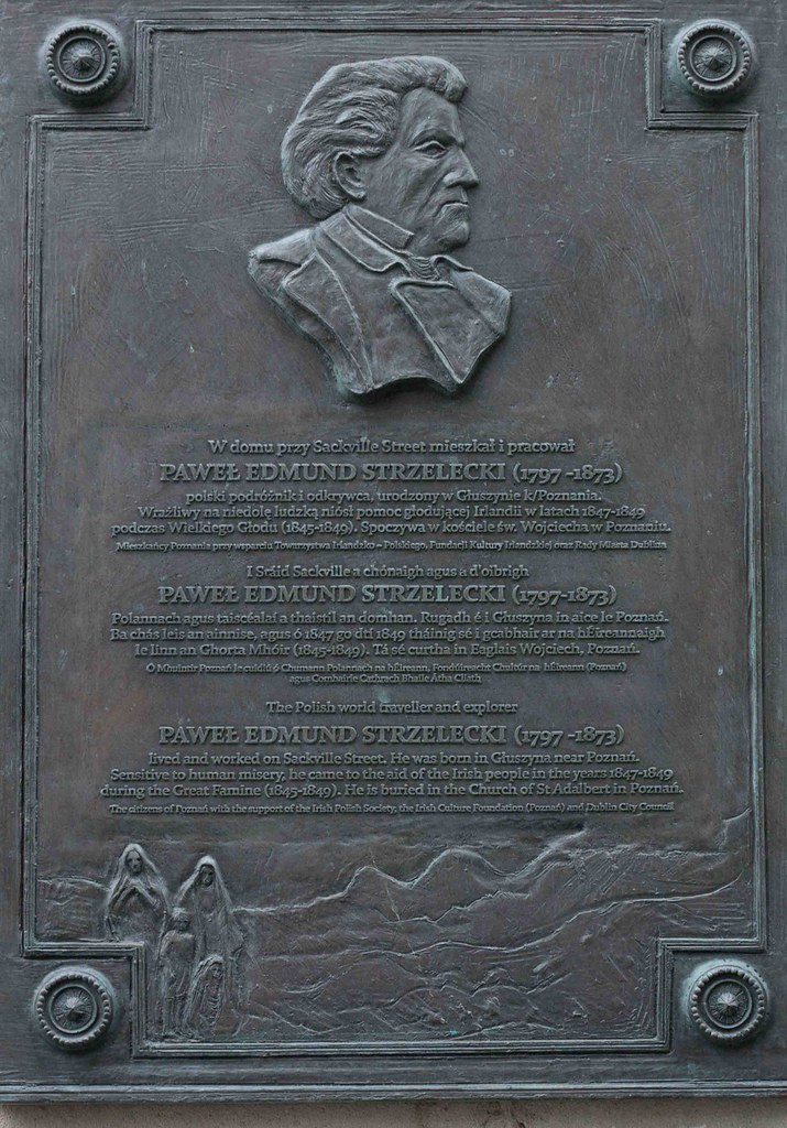 Sir Paweł Edmund Strzelecki [Memorial Plaque Clerys Department Store]-113492