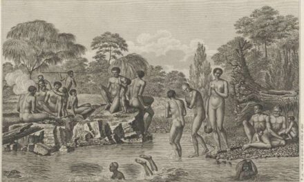 Wauba Debar, an Indigenous swimmer from Tasmania who saved her captors