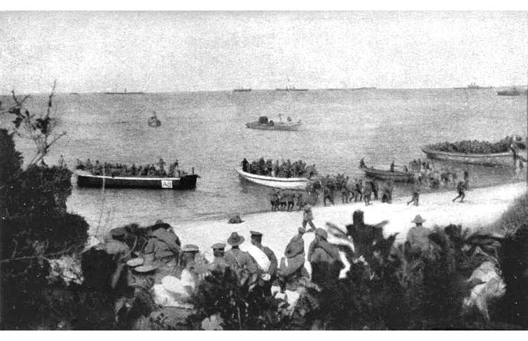 Who were we fighting at Gallipoli?