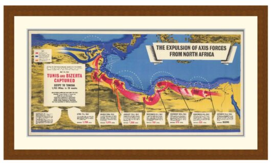 The Expulsion Of Axis Forces From North Africa, 1943 - Framed Print