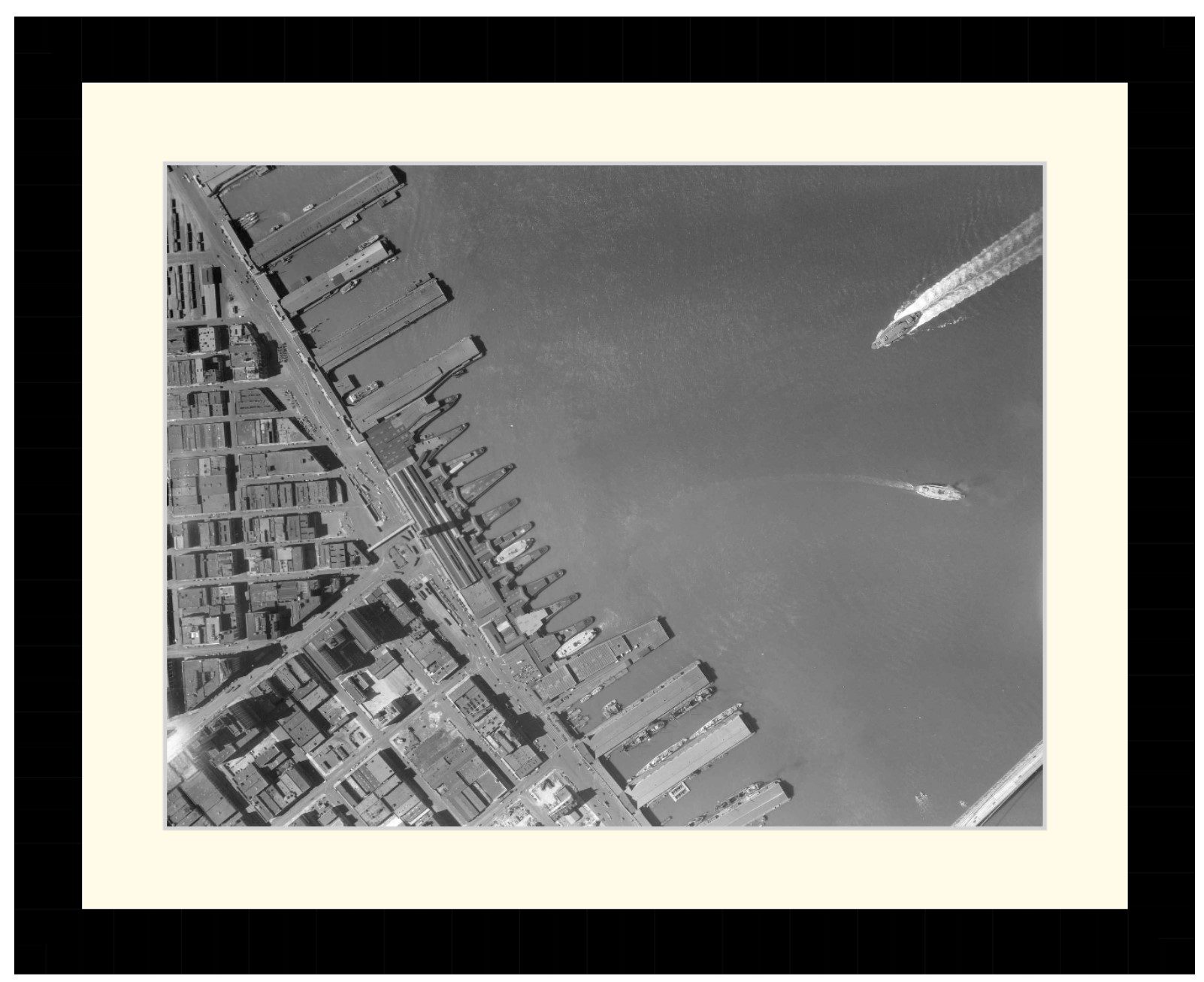 San Francisco Aerial Photo, 1938 - Framed Print