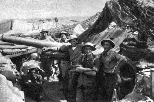 Czechoslovak soldiers at the siege of Tobruk