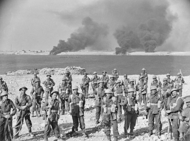 Australian soldiers after the capture of Tobruk.