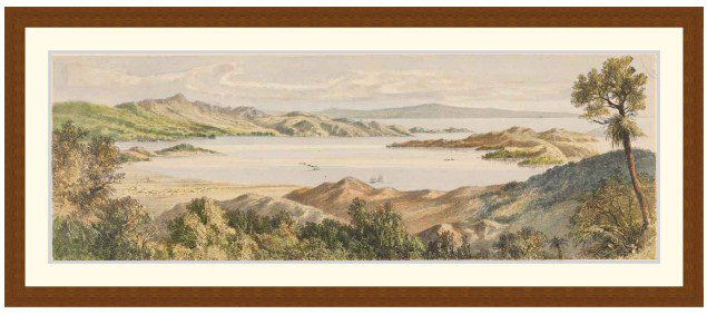 Coromandel Harbour, New Zealand c1800 - Framed Print - Image 2