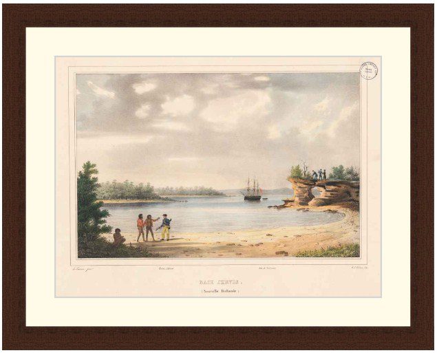 Jervis Bay, c1800 - Framed Print - Image 3