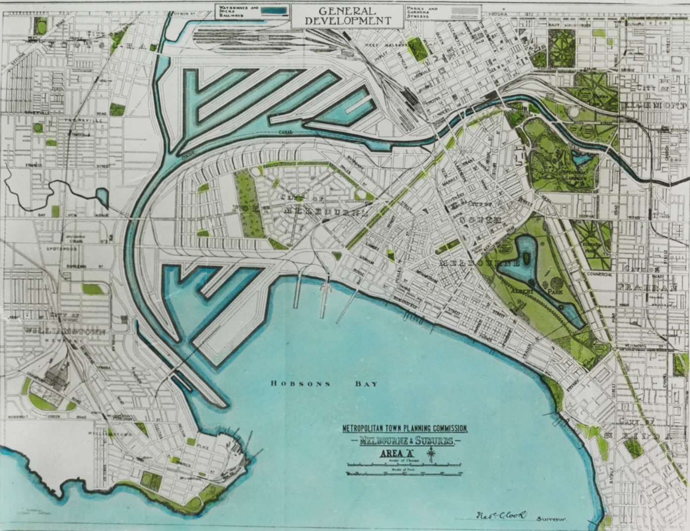 Map of Inner Melbourne, 1950's - Framed Print - Image 5
