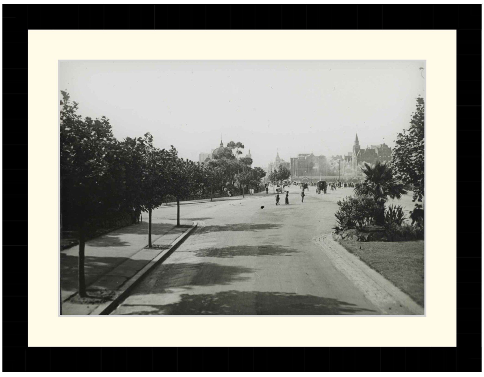 St. Kilda Rd, Near City, Melbourne, 1920's - Framed Print - Image 4