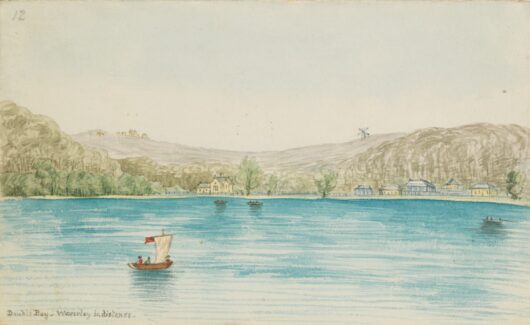 Double Bay - Waverley in distance, 1853 - Framed Print