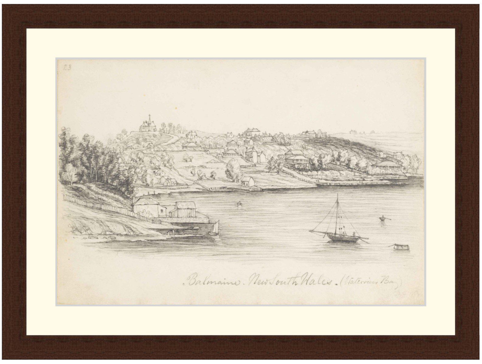 Balmain, New South Wales, 1853 - Framed Print - Image 3
