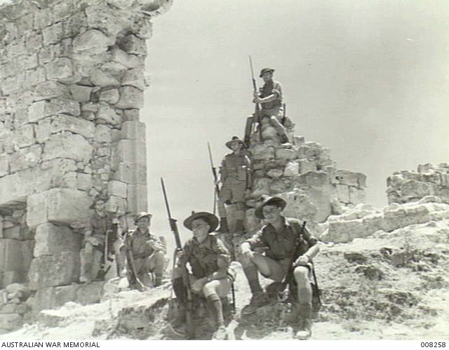 Australian Troops at Sidon, Syria. AWM.