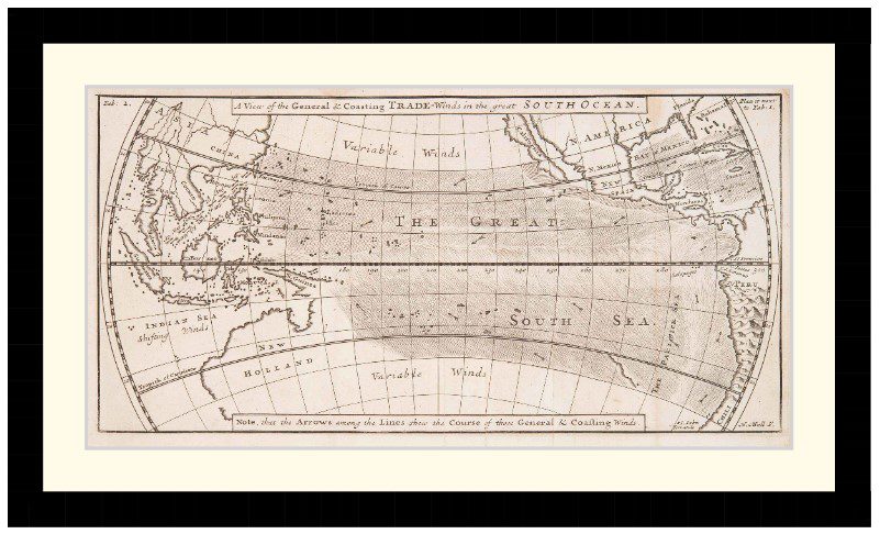 Map of the Pacific, 1697 - Framed Print - Image 2