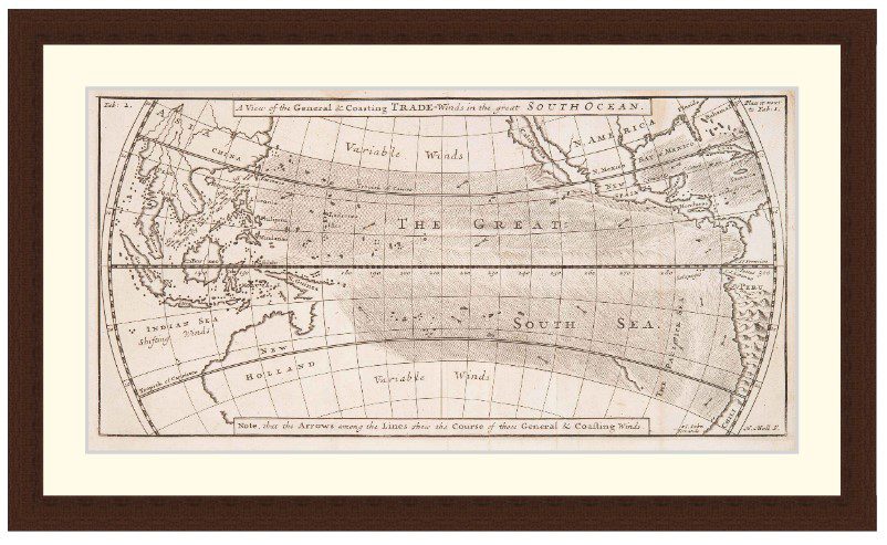 Map of the Pacific, 1697 - Framed Print - Image 3