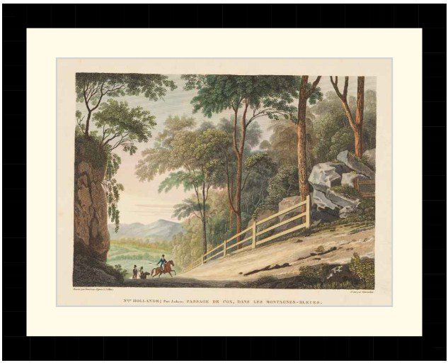 Road to the Blue Mountains, c1800 - Framed Print - Image 4