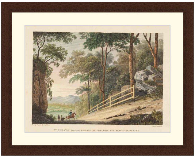 Road to the Blue Mountains, c1800 - Framed Print - Image 3