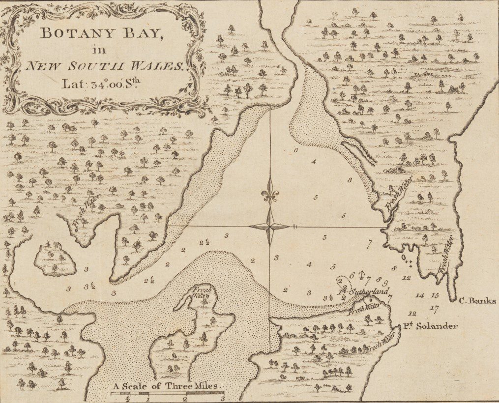 Map of Botany Bay, New South Wales, 1848 - Framed Print - Image 5