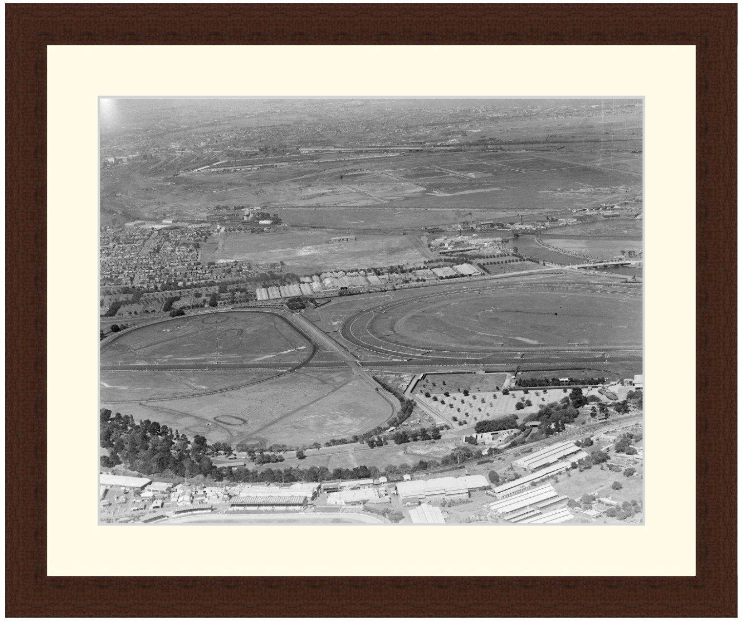 Flemington Racecourse, 1938 - Framed Print - Image 3
