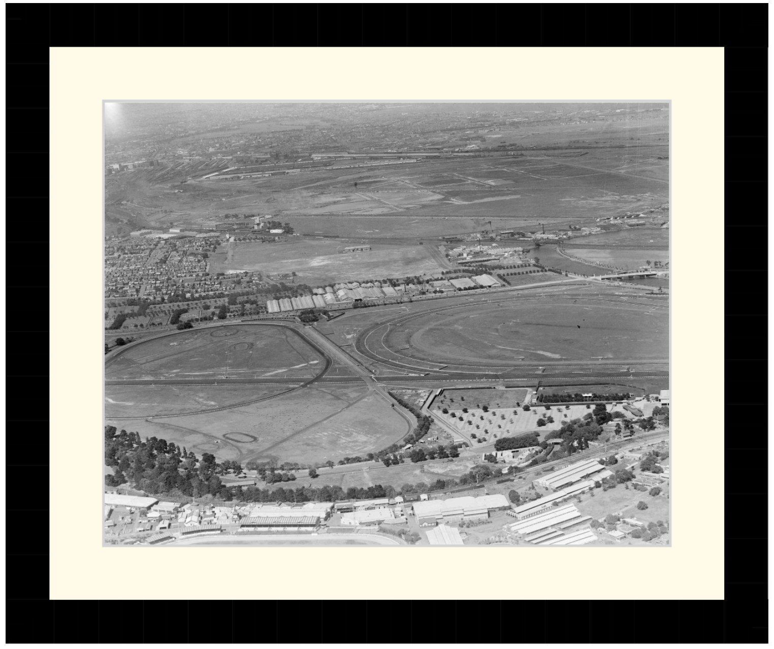 Flemington Racecourse, 1938 - Framed Print - Image 4
