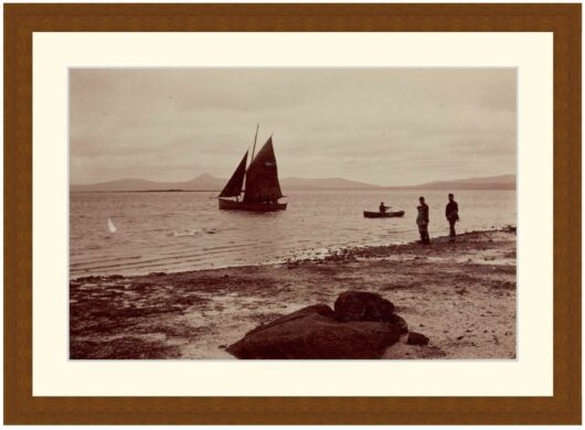 'Off Green Island', Bass Strait, 1893 - Framed Print