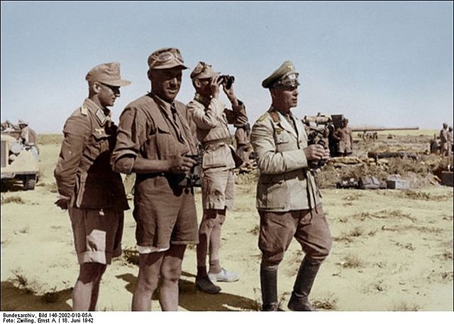Field Marshal Rommel at El Alamein
