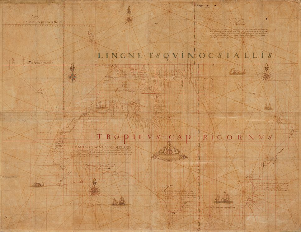 Map of Australia, New Guinea, New Zealand showing the results of Abel Tasman's voyages of 1642-3 and 1644 - Framed Print - Image 5