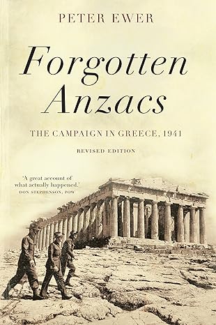 forgotten anzacs peter ewer book cover
