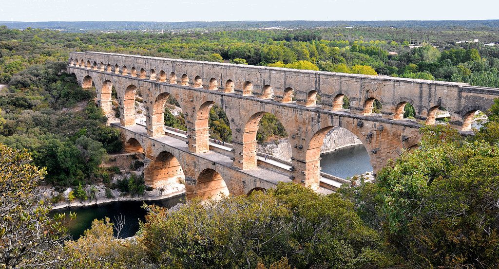 Pont du Garde Existing Roman Aqueduct