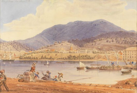 Hobart Town, Van Dieman's Land, 1827 - Framed Print
